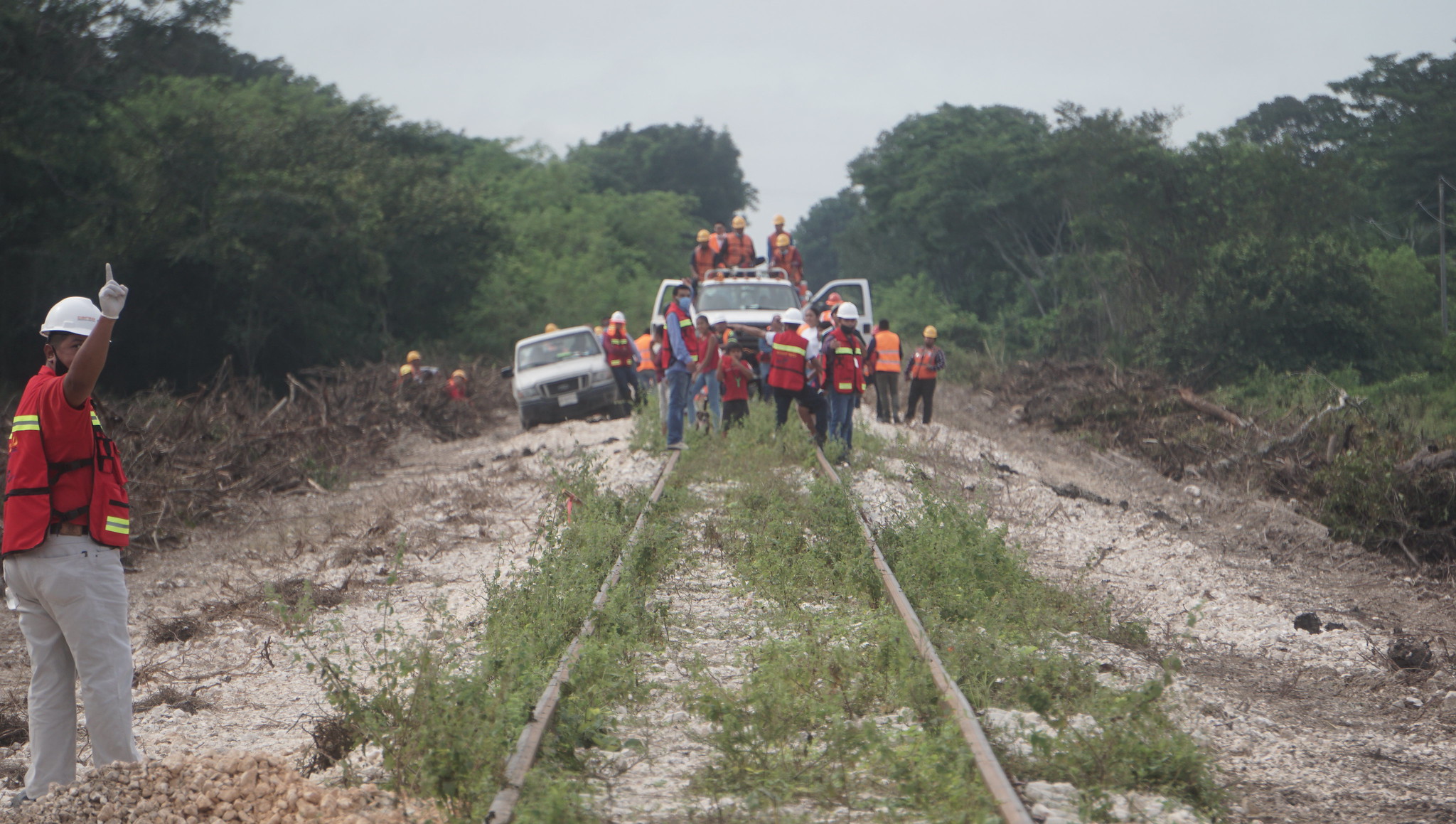 Más de 350 obreros de la CTM en el tramo dos del Tren Maya